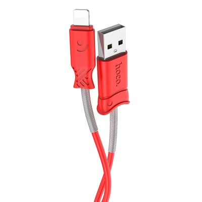 Кабель HOCO X24 Piscec Charging Cable For Lightning (Красный)